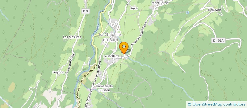 localisation de l'entreprise BARDCHAP  LA CHAPELLE-DU-BARD