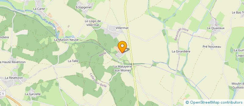 localisation de l'entreprise BARDEB  BEAUSSAIS-VITRE