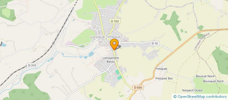 localisation de l'entreprise BARDELLI  LAROQUE-TIMBAUT