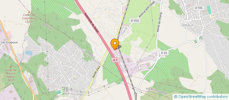 localisation de l'entreprise BARDET IMMOBILIER à VELAUX