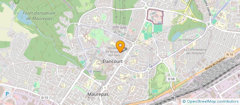 localisation de l'entreprise BARDET PAIS  ELANCOURT