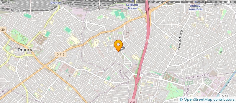 localisation de l'entreprise BARDEX  LE BLANC-MESNIL