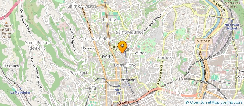 localisation de l'entreprise BARDI  NICE