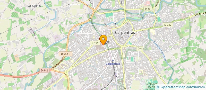 localisation de l'entreprise BARDI SPORT à CARPENTRAS