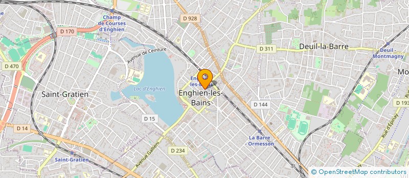localisation de l'entreprise BARDIN OPTIQUE à ENGHIEN-LES-BAINS