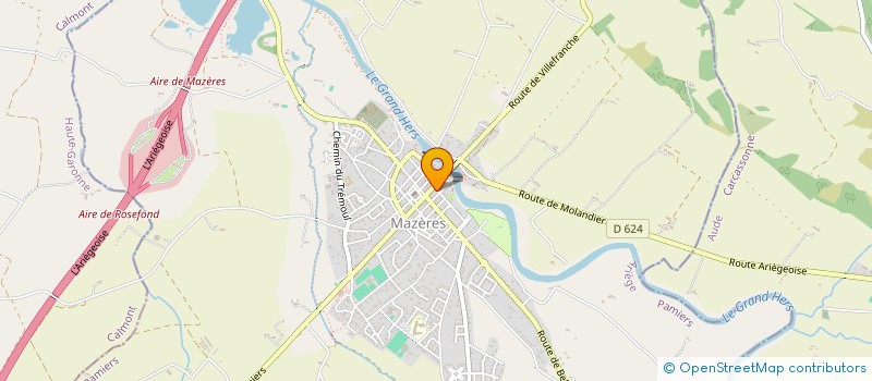 localisation de l'entreprise BARDINI IMMOBILIER à MAZERES