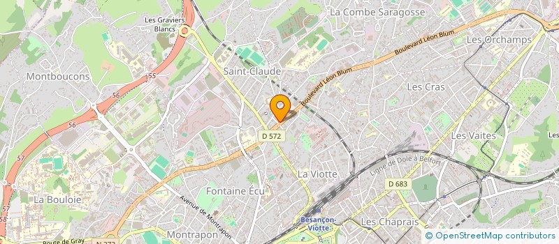localisation de l'entreprise BARDOL SAMSON à BESANCON