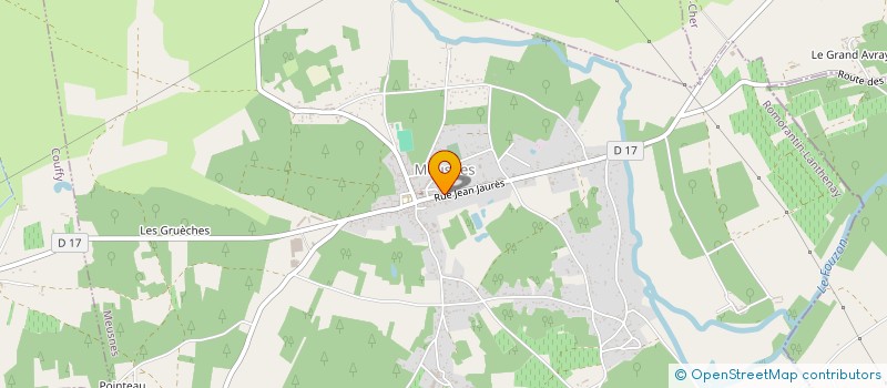 localisation de l'entreprise BARDON  MEUSNES