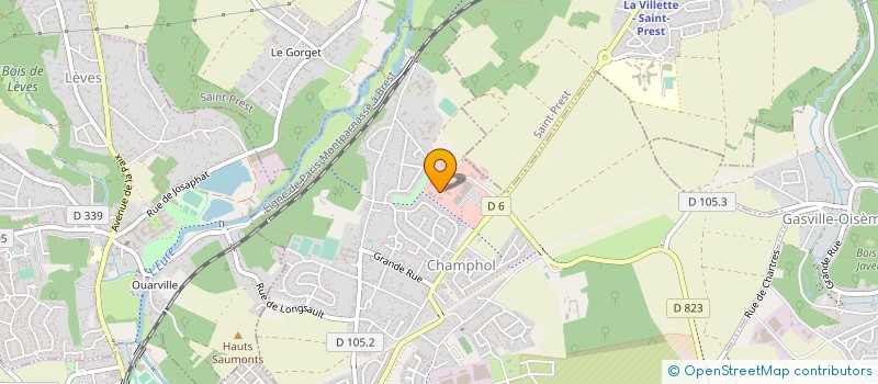 localisation de l'entreprise BARDON SARL à CHAMPHOL
