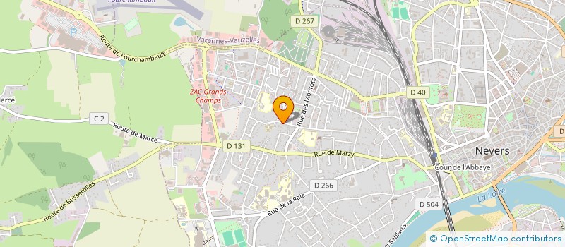 localisation de l'entreprise BARDOTTI JACKY ET CIE à NEVERS