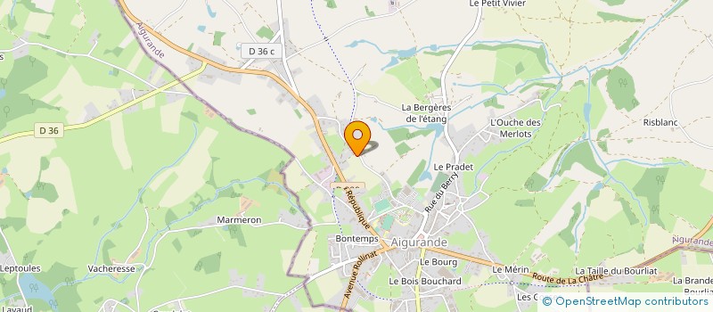 localisation de l'entreprise BARDOU à AIGURANDE