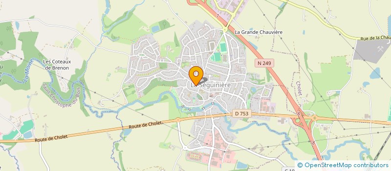 localisation de l'entreprise BARDOU JUNIOR  LA SEGUINIERE