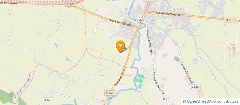 localisation de l'entreprise BARDOU PROMOTION  CAMBOUNET-SUR-LE-SOR