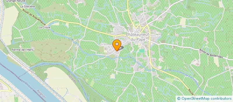 localisation de l'entreprise BARDOUIN MUSIC  CHATEAUNEUF-DU-PAPE