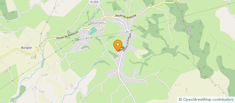 localisation de l'entreprise BARDOZEKO XARNEGU IKASTOLA  BARDOS