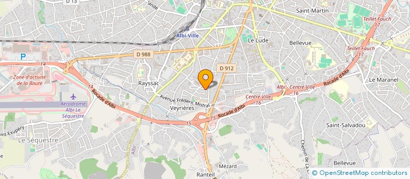 localisation de l'entreprise BARDY INDIVISION à ALBI