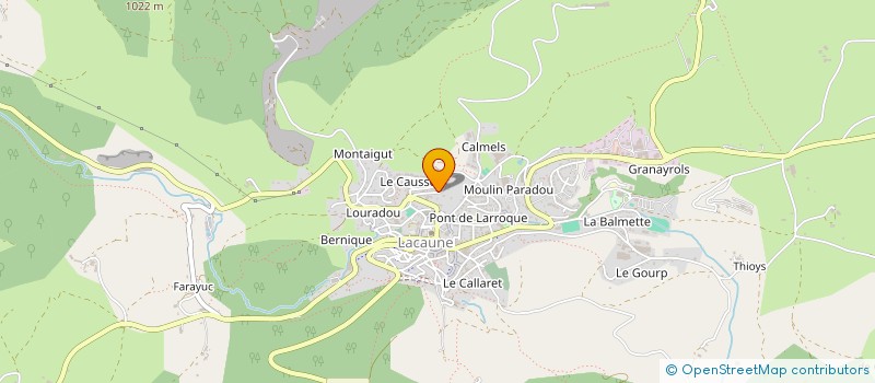 localisation de l'entreprise BARDY PERE ET FILS à LACAUNE