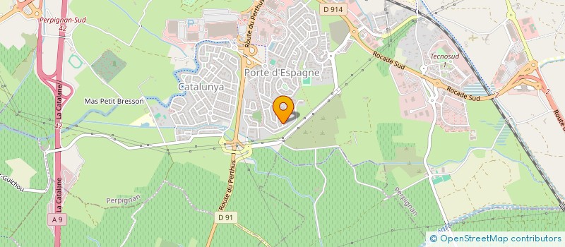 localisation de l'entreprise BARDY-PLANTIN à PERPIGNAN