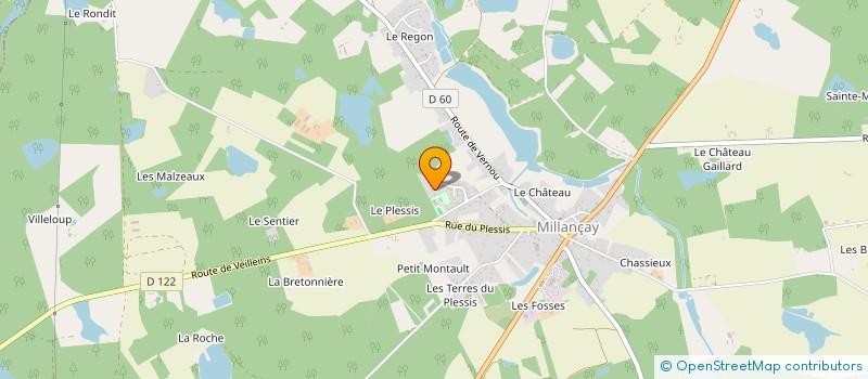 localisation de l'entreprise BARDY TAXI  MILLANCAY