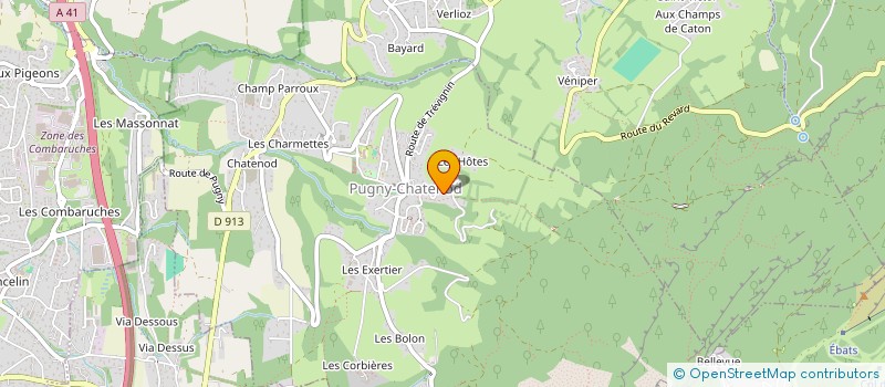 localisation de l'entreprise BARE  PUGNY-CHATENOD