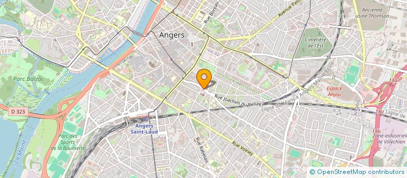 localisation de l'entreprise BARE URGENCE EQUIPEMENT  ANGERS