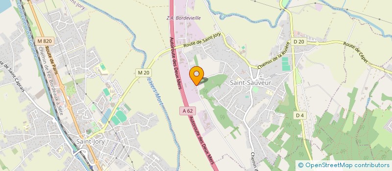 localisation de l'entreprise BAREA FRERES  SAINT-SAUVEUR