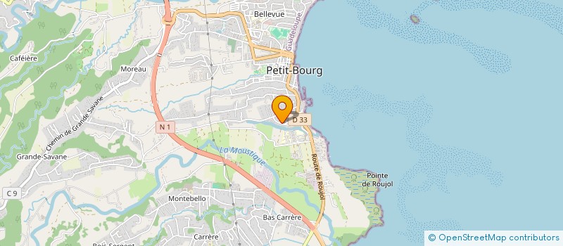 localisation de l'entreprise BAREBES à PETIT-BOURG