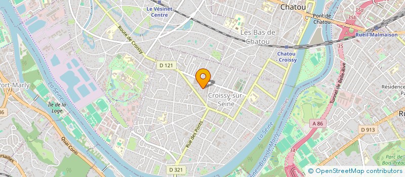 localisation de l'entreprise BARECHE IMMO  CROISSY-SUR-SEINE