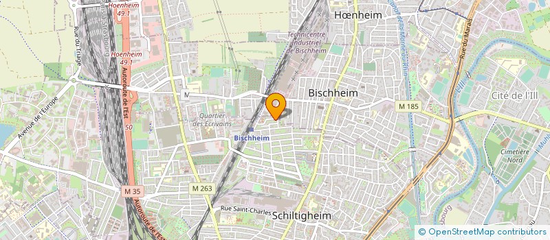 localisation de l'entreprise BARED BATIMENTS  SCHILTIGHEIM