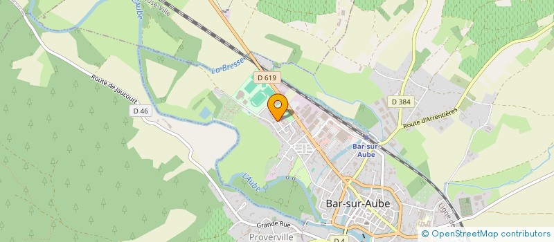 localisation de l'entreprise BAREG NETTOYAGE & SERVICES à BAR-SUR-AUBE