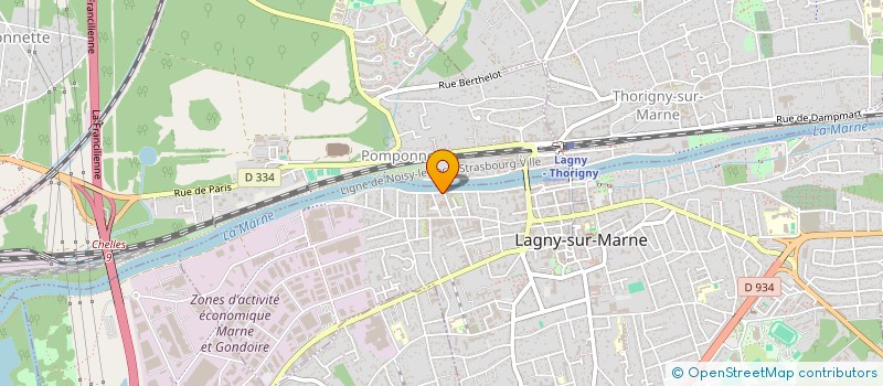 localisation de l'entreprise BAREKAL  LAGNY-SUR-MARNE