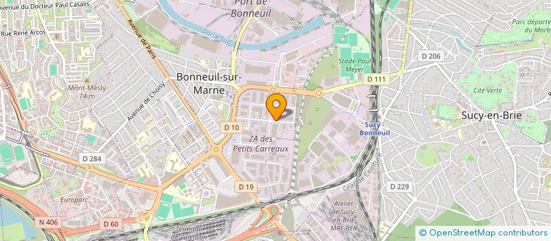 localisation de l'entreprise BAREL FRANCE  BONNEUIL SUR MARNE