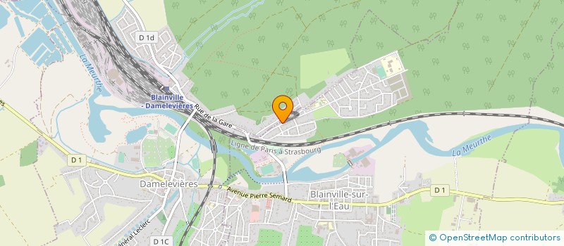 localisation de l'entreprise BARELLI  BLAINVILLE-SUR-L'EAU