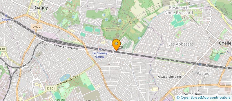 localisation de l'entreprise BARELLI & IZEM  GAGNY