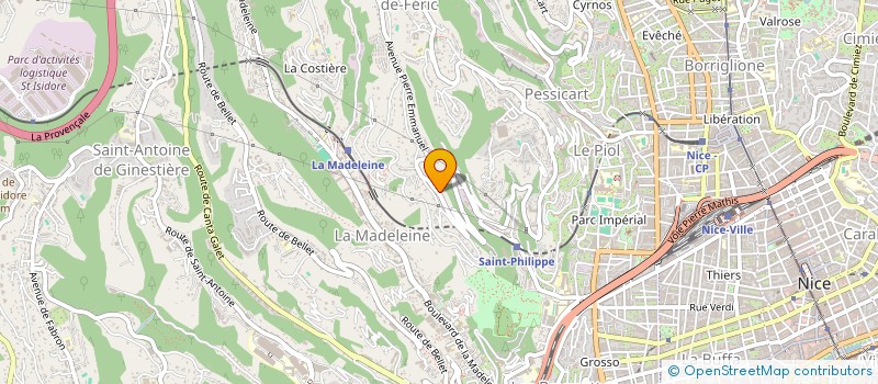 localisation de l'entreprise BAREME VIAGER DAUBRY à NICE