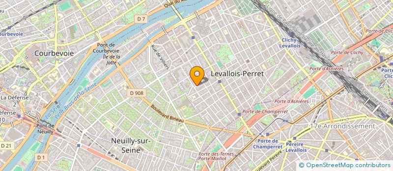 localisation de l'entreprise BARENTON à LEVALLOIS-PERRET