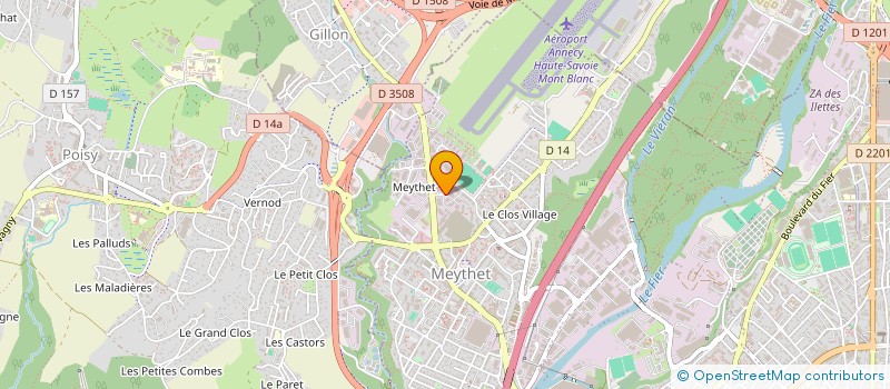 localisation de l'entreprise BARESI & ASSOCIE à ANNECY