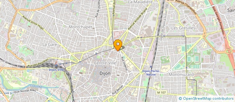 localisation de l'entreprise BAREST 2000 à DIJON