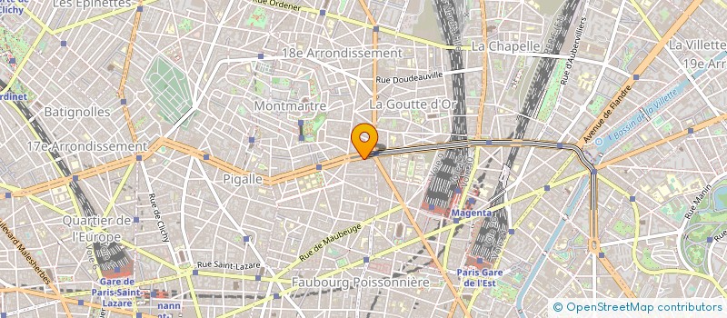 localisation de l'entreprise BARET CAR LOCATION à PARIS 09