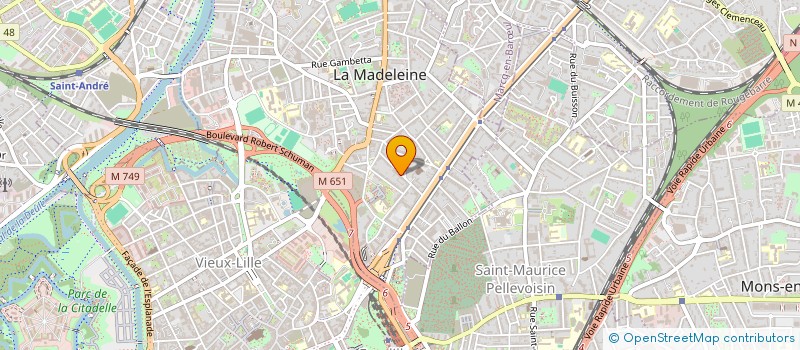 localisation de l'entreprise BARETTO à LA MADELEINE