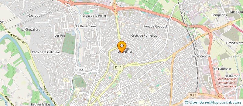localisation de l'entreprise BAREZI  BEZIERS