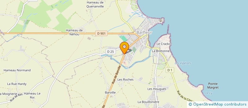 localisation de l'entreprise BARFLEUR  BARFLEUR