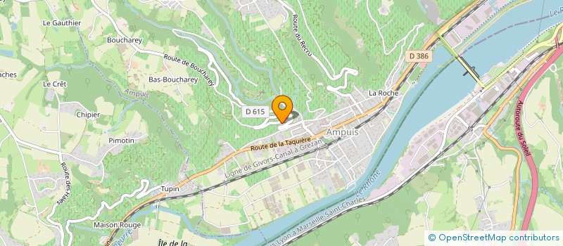 localisation de l'entreprise BARGE-KUSZEWICZ  AMPUIS