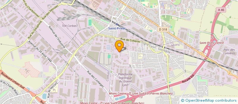 localisation de l'entreprise BARGEL-TORRET VIANDES SERVICE à MIONS
