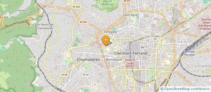 localisation de l'entreprise BARGEST  CLERMONT-FERRAND