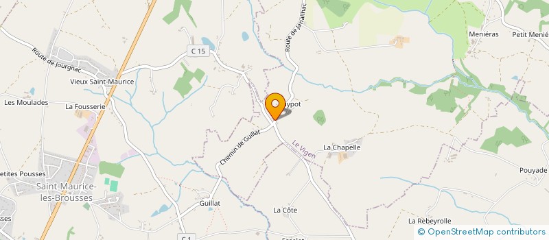 localisation de l'entreprise BARGET TERRES ET FORETS  LE VIGEN