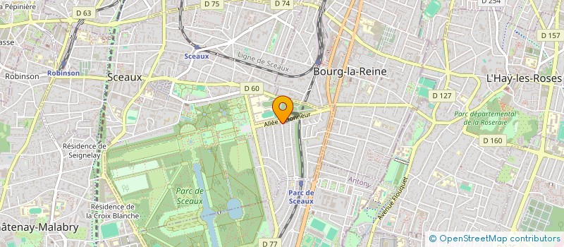 localisation de l'entreprise BARGO à SCEAUX