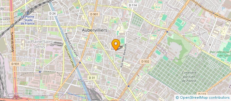 localisation de l'entreprise BARGRAPH à AUBERVILLIERS