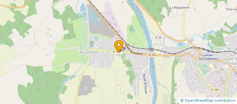 localisation de l'entreprise BARGUE EBENISTERIE à MAZEROLLES
