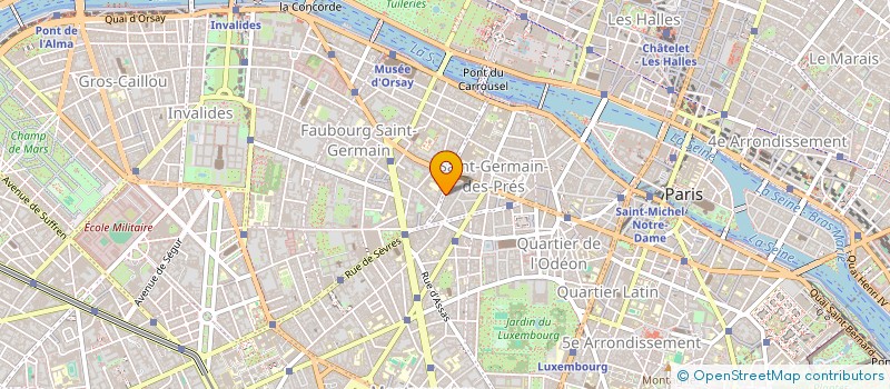 localisation de l'entreprise BARGUES OLIVA  PARIS